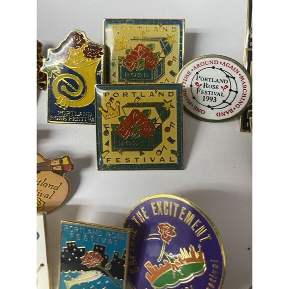 Lot 37 ~ 1989 To 2007 Portland Rose Festival Oregon Vintage Pins - Picture 10 of 12